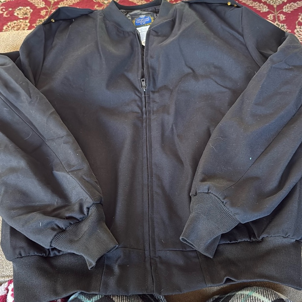 Men’s Neptune Garment Co. insulated work jacket navy military size 52 (NH)